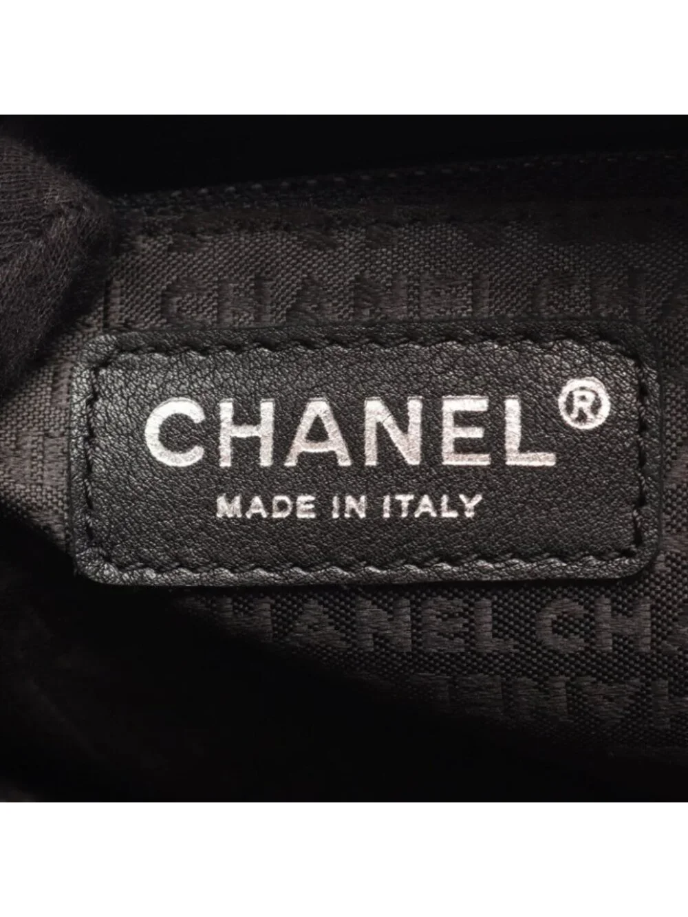 Chanel Tote Bag Choco Bar Black Caviar Leather